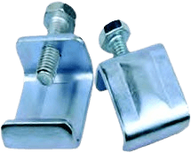 G clips, L brackets, and U brackets