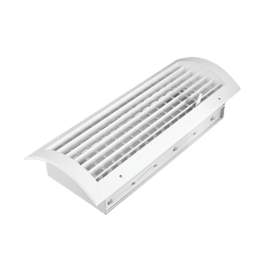 EMC-R-UP Çift Sıra Kanatlı Yuvarlak Kanal Menfezi Damperli